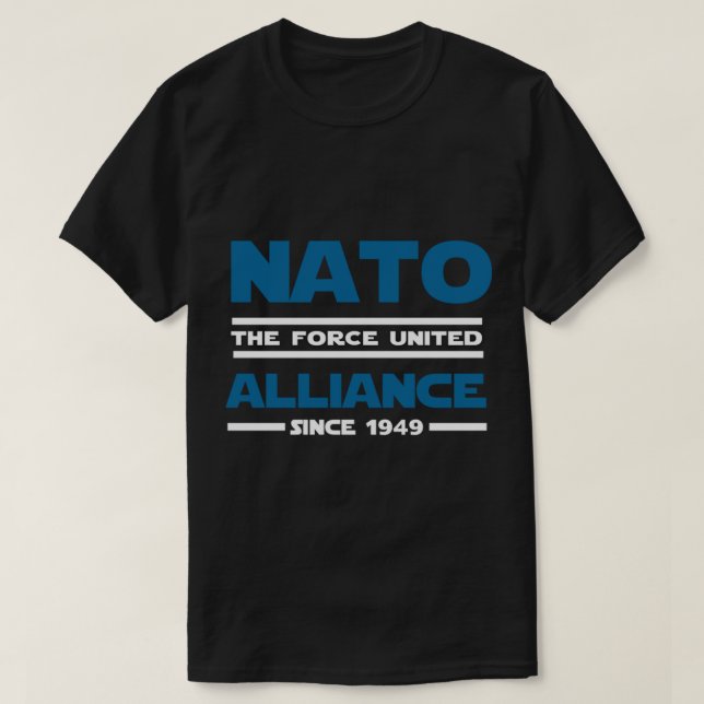 Nato Alliance  Sweden  Finland  The North Atlantic T-Shirt (Design Front)