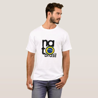 NATO Brasil (BORN Brazil) Mens White Tee