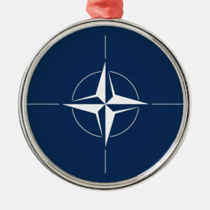 NATO Flag Metal Ornament