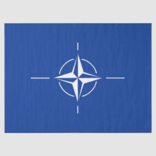 nato flag North Atlantic Treaty Organisation Allia Tissue Paper