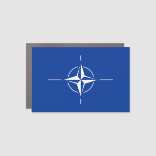 nato flag North Atlantic Treaty Organization Allia Car Magnet
