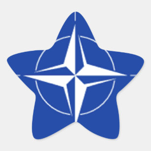 NATO Flag Star Sticker