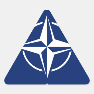 NATO Flag Triangle Sticker