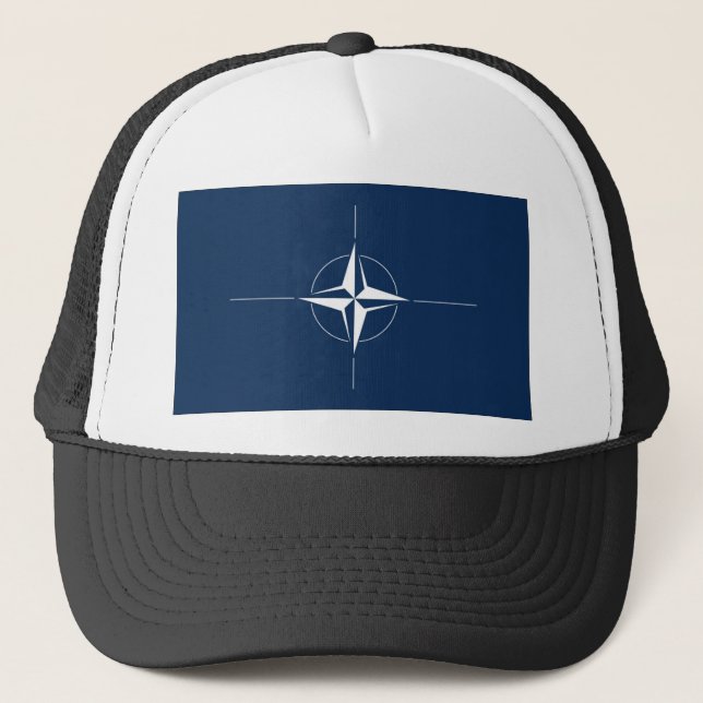 NATO Flag Trucker Hat (Front)