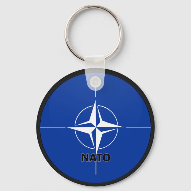 Nato Roundel quality Flag Key Ring (Front)