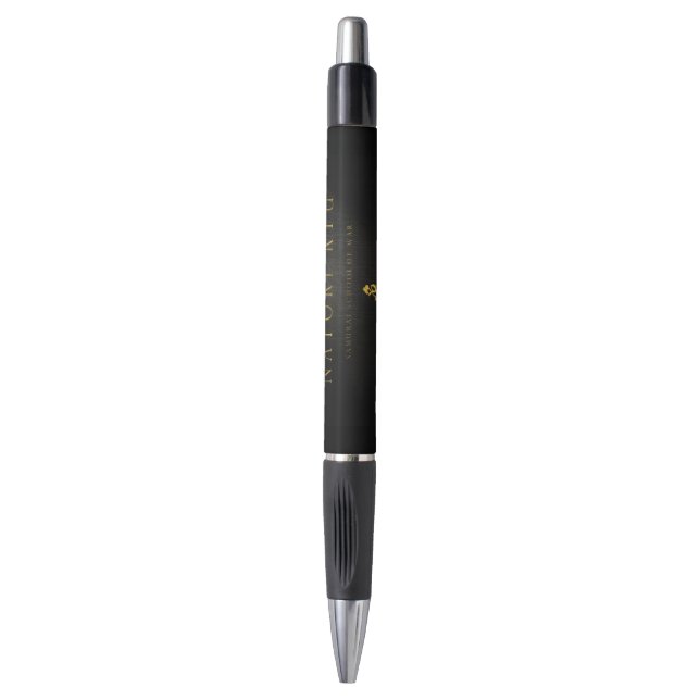 Natori-Ryu Samurai School of War, Black Ballpoint (Front Vertical)