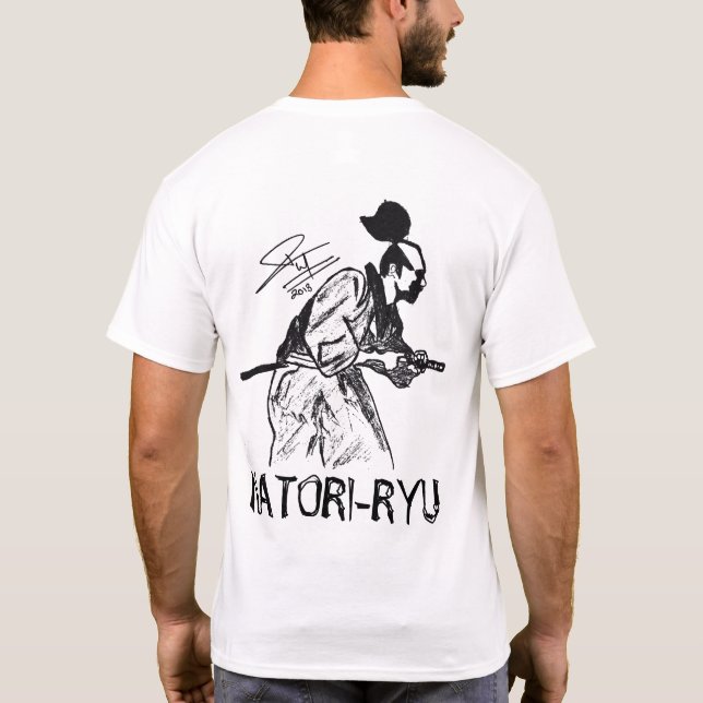 Natori-ryu: Signature Series, Pawan Giri (Black) T-Shirt (Back)