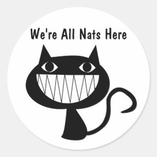 Nats Classic Round Sticker