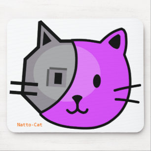 Natto-Cat Mouse Pad