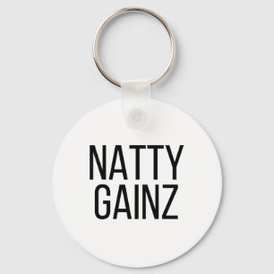 Natty Gainz Steroid Free Gym And Bodybuilding T Sh Key Ring