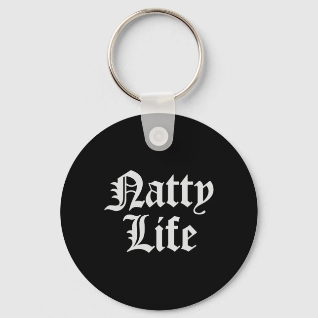 Natty Life Natural Bodybuilding Workout  Key Ring (Front)