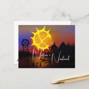 Natur i Norrland samisk inspiration Postcard