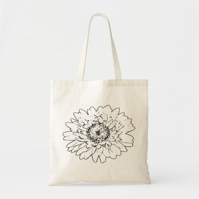 Natural Art Flower Beautiful Tote Bag (Front)
