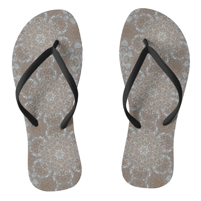 Natural Art Stone & Sand Thongs (Footbed)