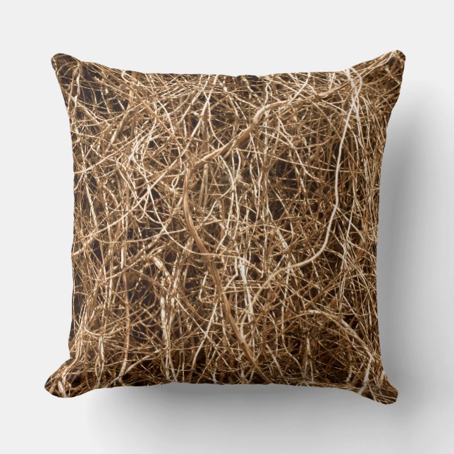 Natural background hay cushion (Front)