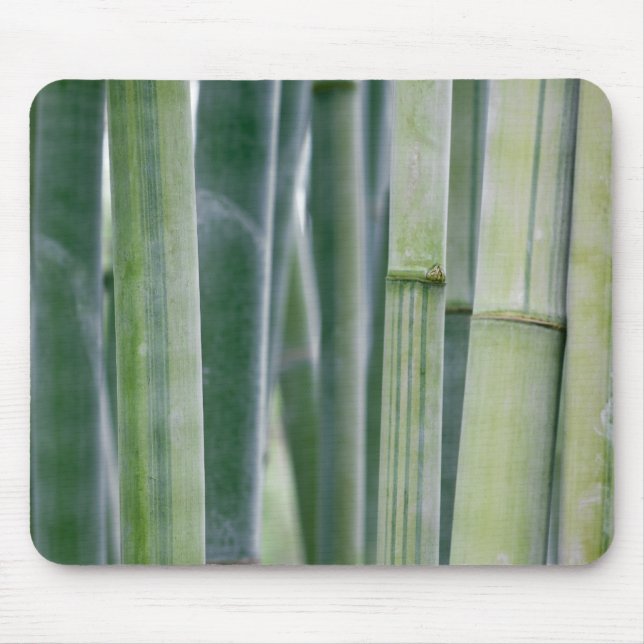 Natural Bamboo Zen Background Customised Template Mouse Pad (Front)