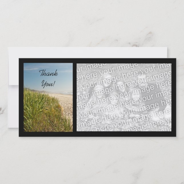 Natural Beach Thank You Card (Front)