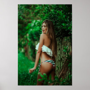 Natural  Beauty bikini babe Poster
