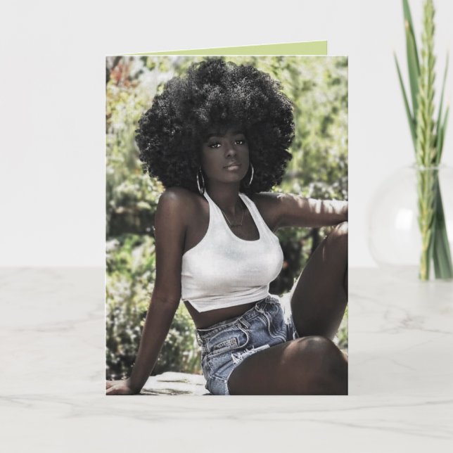 Natural Beauty Blank Greeting Card (Front)