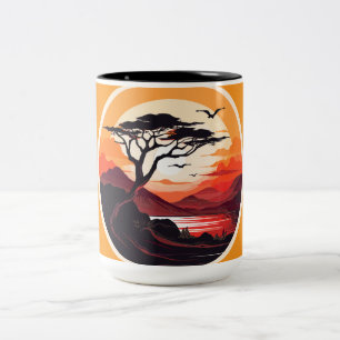 Natural Beauty Coffee Mug - Tree & Lake Landscape