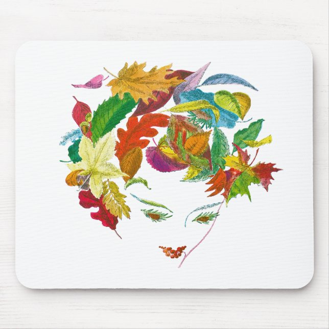 Natural Beauty ~ Mousepad/ Abstract Retro Modern Mouse Pad (Front)