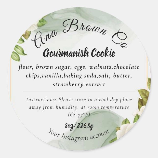 Natural Bio Product Label (Front)