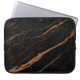 natural black emperador marble texture background  laptop sleeve