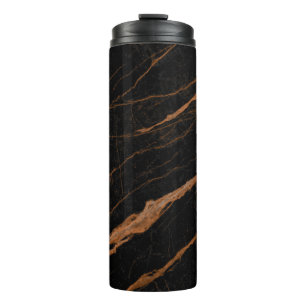natural black emperador marble texture background  thermal tumbler