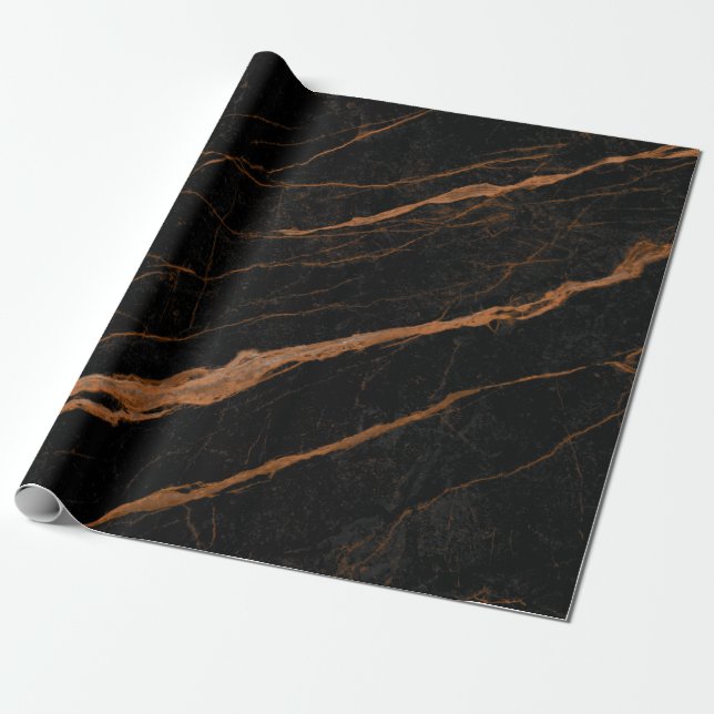 natural black emperador marble texture background  wrapping paper (Unrolled)