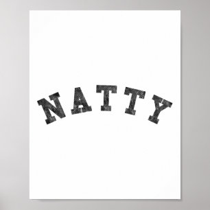Natural Bodybuilding Shirt Natty  Poster