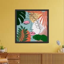 Natural Boho tropical illustration