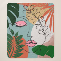 Natural Boho tropical illustration