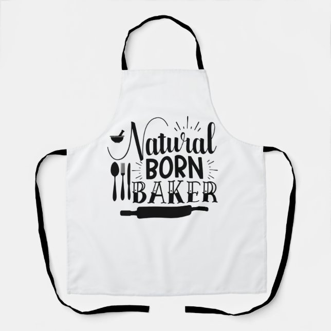 Natural Born Baker Apron (Front)