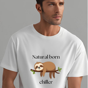 NATURAL BORN CHILLER Beach Summer Vacation Fashion T-Shirt
