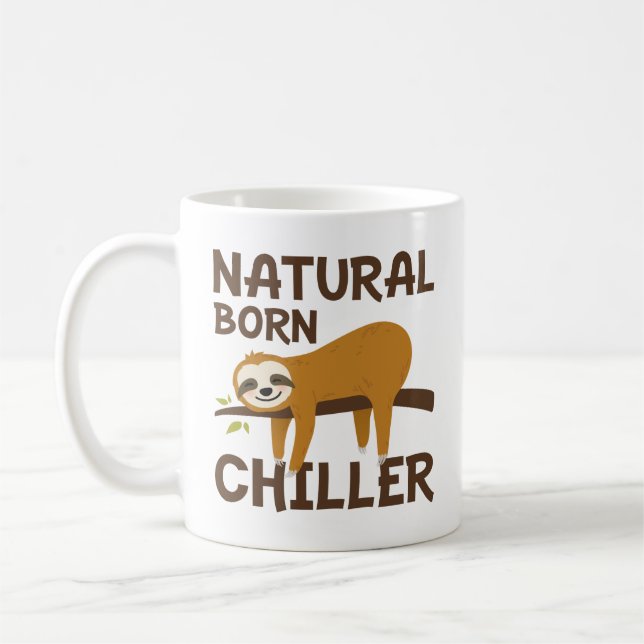Natural Born Chiller Coffee Mug (Left)