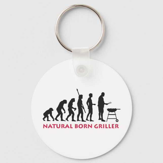 Natural Born Griller 2c Key Ring (Front)