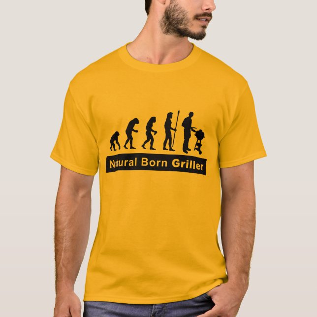 natural born griller T-Shirt (Front)
