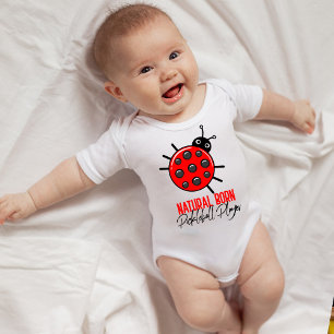 🐞Natural Born Pickleball Player  Baby Bodysuit