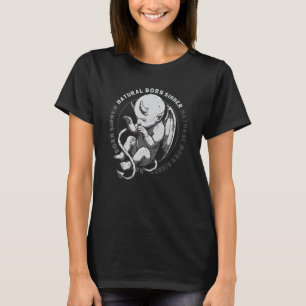 Natural Born Sinner Devil Baby Grunge Goth Emo Pun T-Shirt