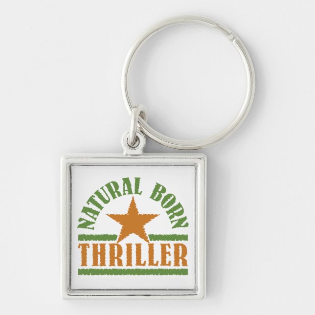 Natural Born Thriller custom key chain (Front)