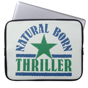 Natural Born Thriller custom laptop sleeve
