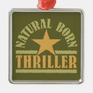 Natural Born Thriller custom ornament
