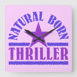 Natural Born Thriller custom wall clock