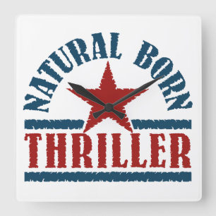 Natural Born Thriller custom wall clock