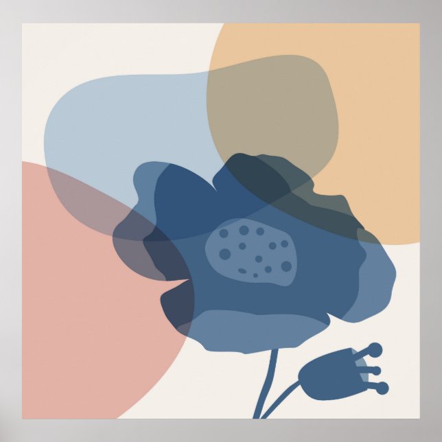 Natural botanical elements poster (Front)