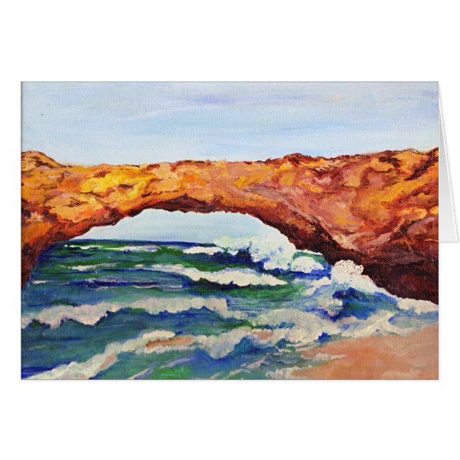 Natural Bridge in Aruba (Front Horizontal)