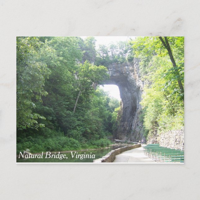 Natural Bridge Postcard (Front)