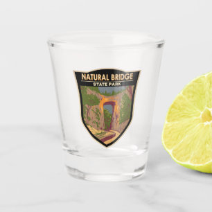 Natural Bridge State Park Virginia Vintage Shot Glass