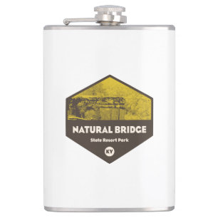 Natural Bridge State Resort Park Kentucky Hip Flask
