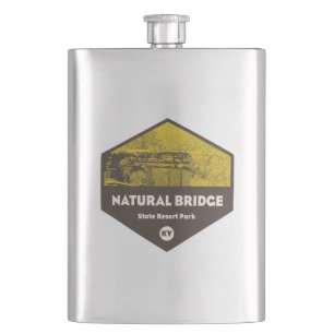 Natural Bridge State Resort Park Kentucky Hip Flask
